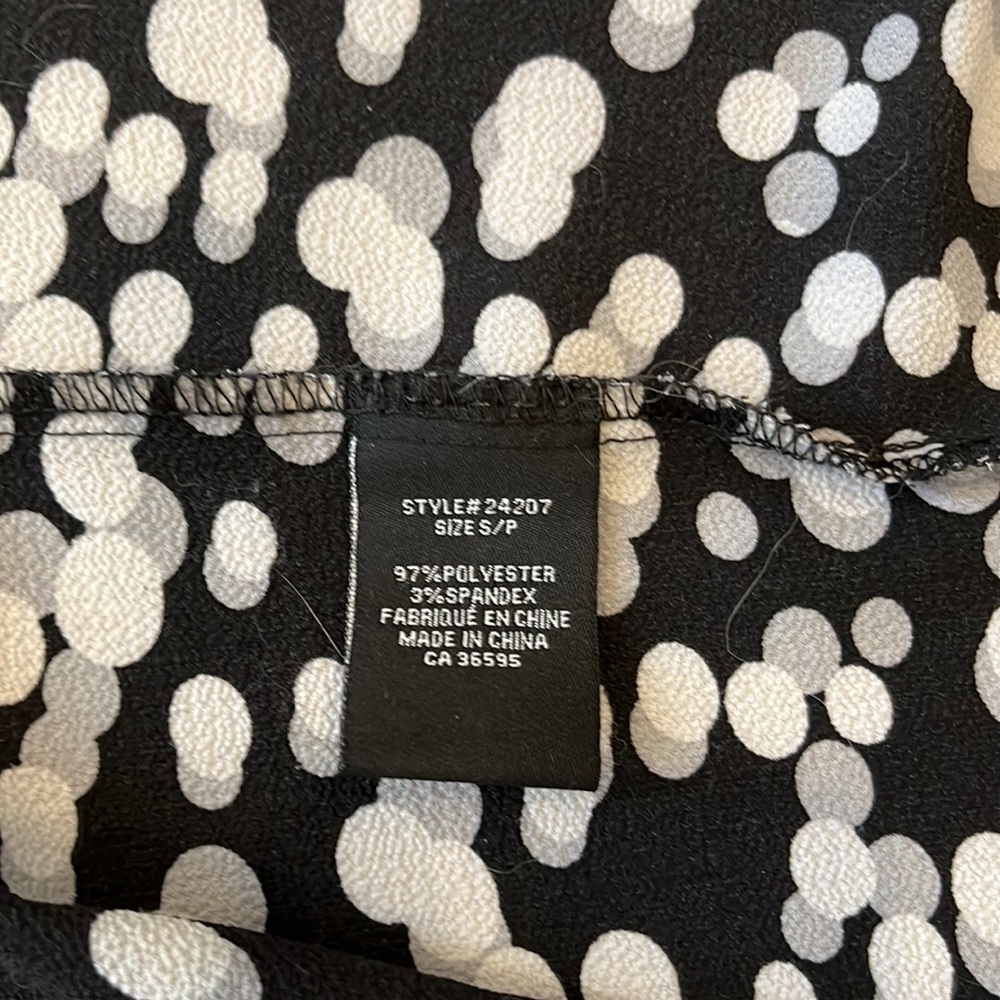 Mandee Black/White/Gray Tank Top - Small - Picture 9 of 10